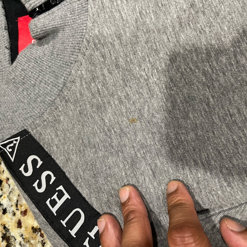 Guess multiple Logo Track Jacket In Gray XL - Picture 6 of 6